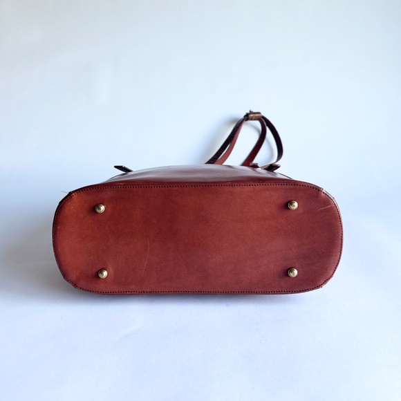 Brahmin Tan Brown Leather Handbag Shoulder Bag - Picture 6 of 15